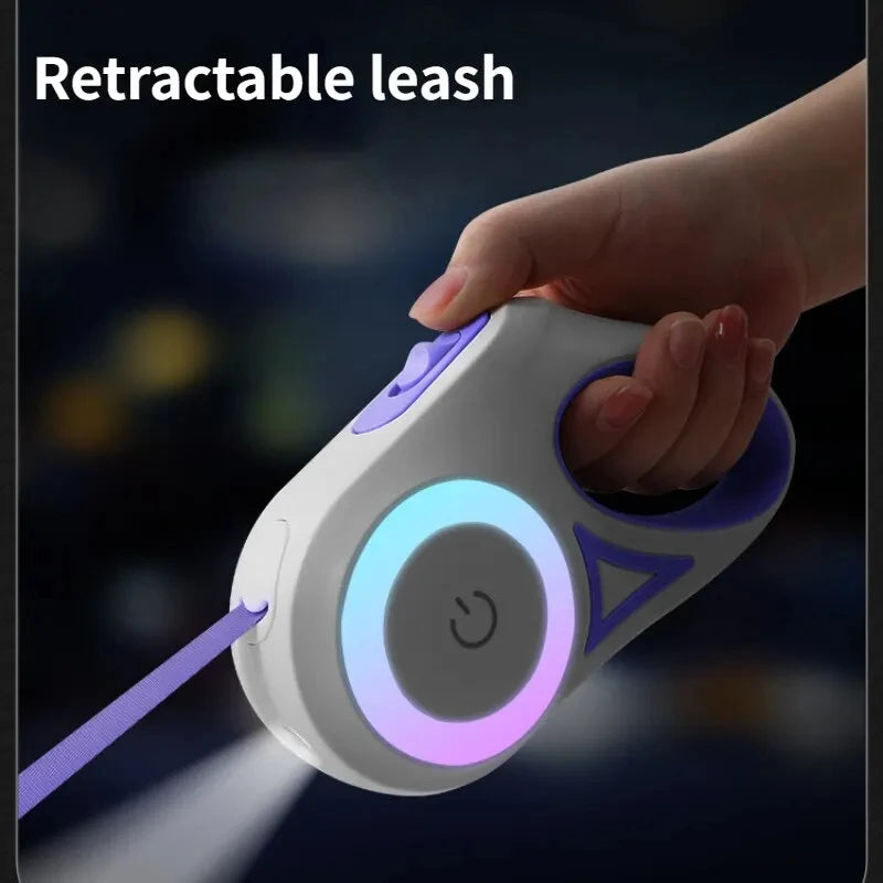 Automatic Retractable Luminous Dog Walking Rope Automatic Retractable Luminous Dog Walking Rope